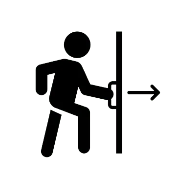 Opening Door Icon